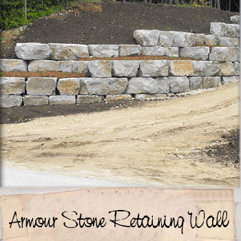 Retaining Wall Muskoka On Maxwell Stone - Building Stone Veneer Retaining Wall